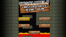 Absolutely Unstoppable MineRun Title Screen